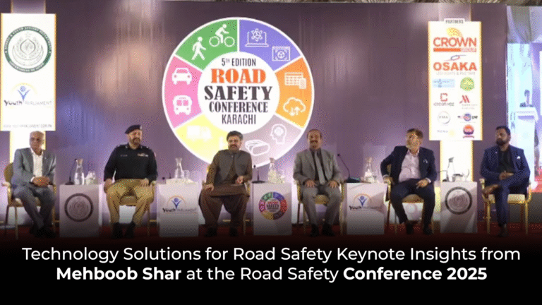 Technology Solutions for Road Safety — Keynote Insights from Mehboob Shar at the Road Safety Conference 2025